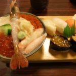 釧路・和商市場の竹寿司で食事