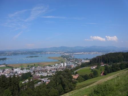 【改訂版】2012 スイスBD-1(birdy)サイクリングの旅（1日目-2：Rapperswil→Einsiedeln近郊）